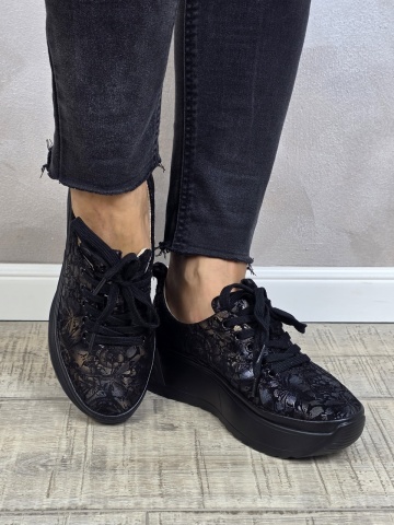 MANOS.RO Pantofi dama casual sport piele naturala FILIPPO PS887 - Img 3
