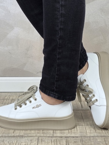 MANOS.RO Pantofi dama casual sport piele naturala negri Filippo PC2333