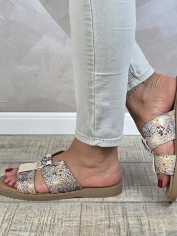 MANOS.RO Papuci dama piele naturala SV1861 - Img 4