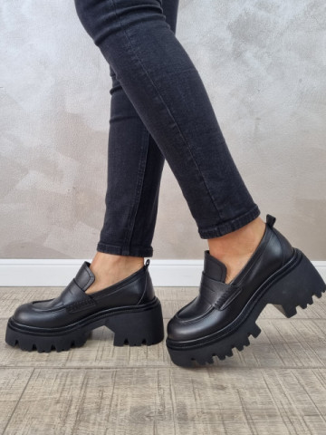 Pantofi casual dama piele naturala MANOS.RO PC1553 - Img 2
