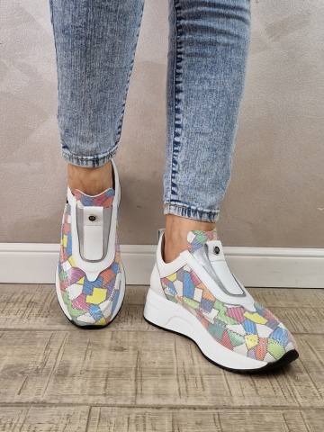 Pantofi casual/sport dama MANOS.RO piele naturala PC2196 - Img 3