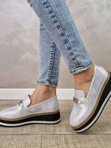Pantofi casual/sport dama MANOS.RO piele naturala PC2219 - Img 2