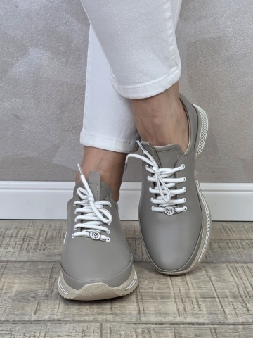 Pantofi casual/sport dama MANOS.RO piele naturala PS700 - Img 3