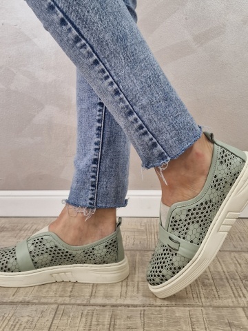 Pantofi casual/sport dama MANOS.RO piele naturala PV2155 - Img 3