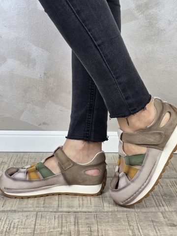 Pantofi dama casual Formazione piele naturala PV2148