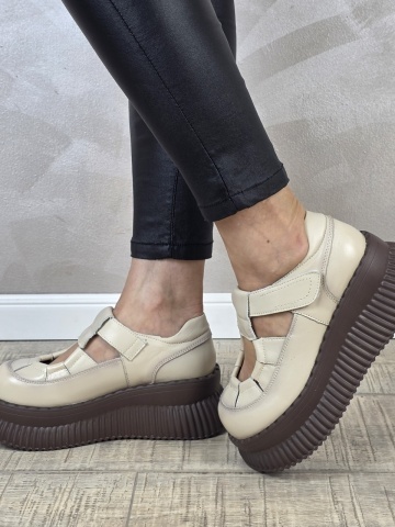 Pantofi dama casual Franco piele naturala PV2164 - Img 4