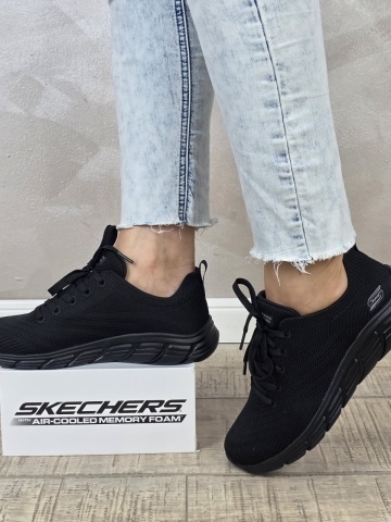 Pantofi dama sport Skechers® Bobs B Flex W 117591 BBK - Img 7