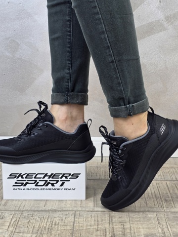 Pantofi dama sport Skechers® Bobs Squad Chaos 117730 BBK - Img 5