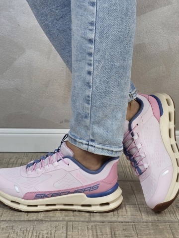 Pantofi dama sport Skechers®, GLIDE-STEP, din material textil 303654L LTPK - Img 8