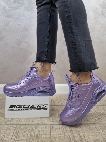Pantofi dama sport SKECHERS UNO - METALLIXS 177109 LAV - Img 2
