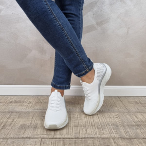 SKECHERS Pantofi dama SPORT slip-on relaxed fit D'Lux Walker- Let it Flow 149366 WSL - Img 2