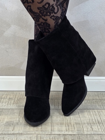 Botine/Ghete dama piele naturala MANOS.RO BT341 - Img 3