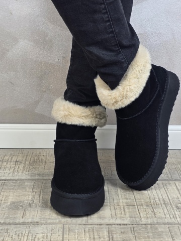 MANOS.RO Ghete dama piele naturala Water Repellent ANA VIOTTI GD2528 - Img 7