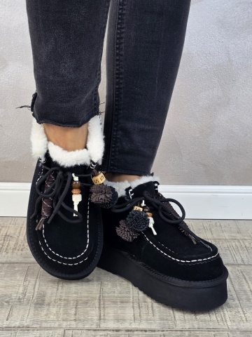 MANOS.RO Ghete/Pantofi dama piele naturala Water Repellent ANA VIOTTI GD2625 - Img 2