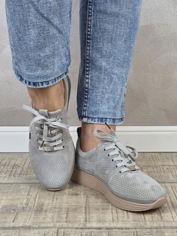 MANOS.RO Pantofi dama casual sport piele naturala FILIPPO PC2430 - Img 4