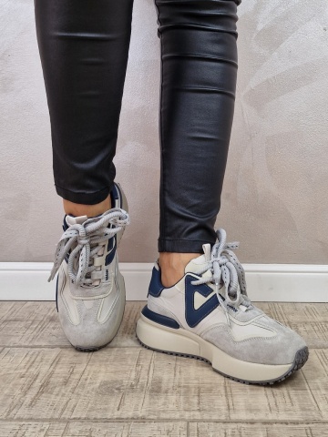 MANOS.RO Pantofi dama casual sport piele naturala FILIPPO PS430 - Img 3
