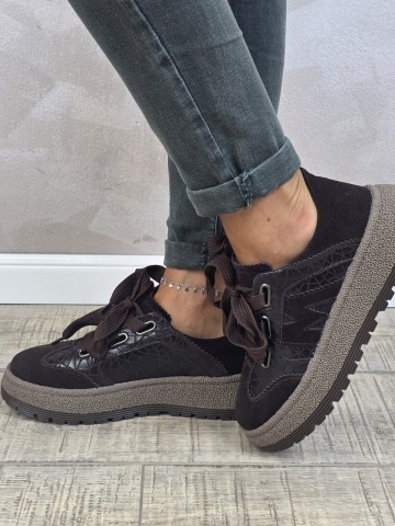MANOS.RO Pantofi dama casual sport piele naturala FILIPPO PS866 - Img 2