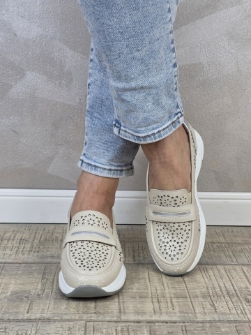 Pantofi dama casual ANA VIOTTI piele naturala PC2354 - Img 2