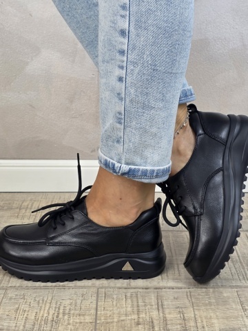 Pantofi dama casual FORMAZIONE piele naturala PC2452 - Img 2