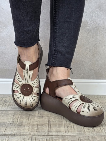Pantofi dama casual Franco piele naturala PV2150 - Img 3
