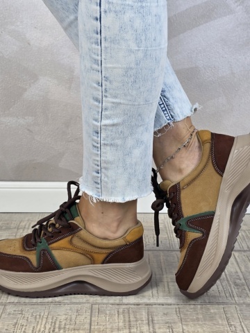 Pantofi dama sport FEELING piele naturala PS817 - Img 4