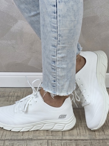 Pantofi dama sport Skechers® Bobs B Flex W 117591 WHT - Img 6
