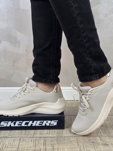 Pantofi dama sport Skechers® Bobs Squad Chaos 117679 OFWT - Img 5