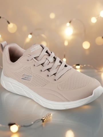 Pantofi dama sport Skechers® Bobs Squad Chaos 117715 TAN