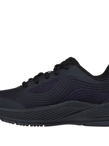 Pantofi dama sport Skechers®- negri, GLIDE-STEP, din material textil 303576L BBK - Img 4