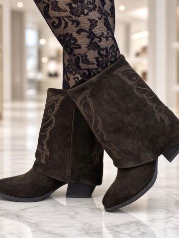 Botine/Ghete dama piele naturala MANOS.RO BT336