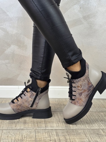 Ghete casual dama MANOS.RO piele naturala GD2334