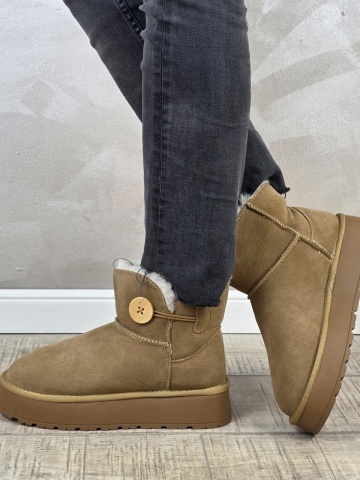 GHETE dama sport/casual Feel piele naturala GD2406