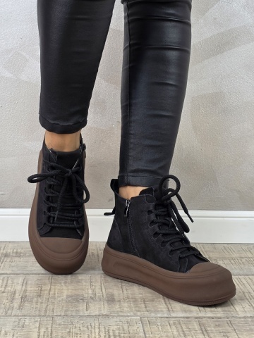 MANOS.RO Ghete dama casual Formazione piele naturala GD2373 - Img 2
