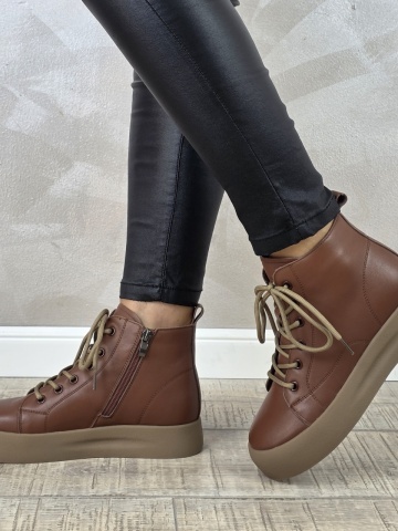MANOS.RO Ghete dama casual Formazione piele naturala GD2375