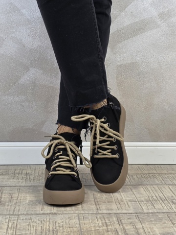 MANOS.RO Ghete dama casual Formazione piele naturala GD2408 - Img 2