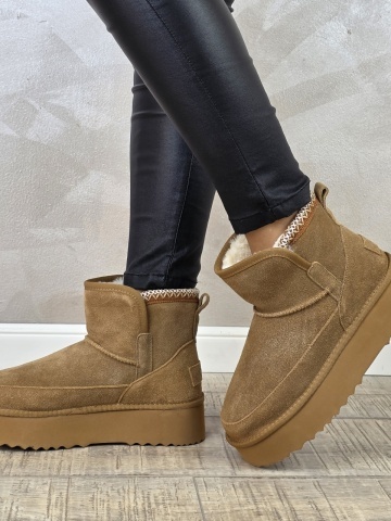 MANOS.RO Ghete dama piele naturala Water Repellent ANA VIOTTI GD2352