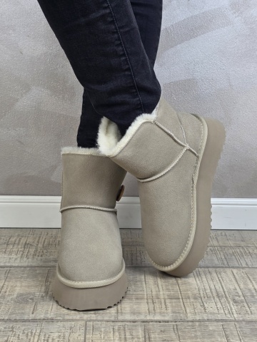 MANOS.RO Ghete dama piele naturala Water Repellent ANA VIOTTI GD2529 - Img 5