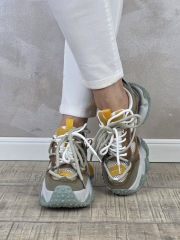 MANOS.RO Pantofi dama casual sport piele naturala FEEL PS750 - Img 3
