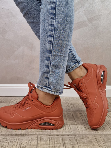 MANOS.RO Pantofi dama sport Skechers® Uno 73690 RUST - Img 3