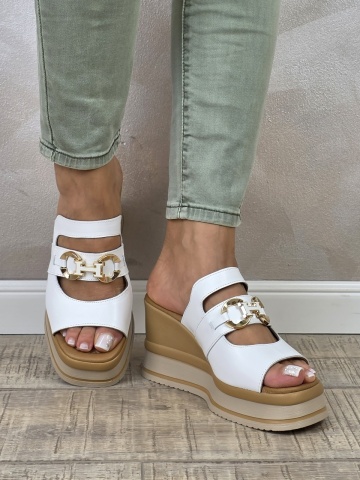 MANOS.RO Sandale dama piele naturala GOLD DEER SP885 - Img 2