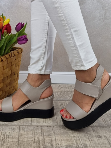 MANOS.RO Sandale dama piele naturala SP597 - Img 6