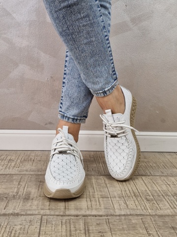 Pantofi casual/sport dama MANOS.RO piele naturala PC2225 - Img 2