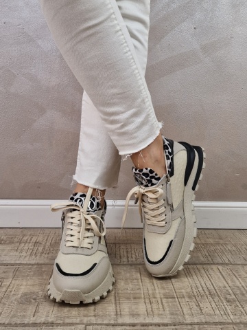 Pantofi casual/sport dama MANOS.RO piele naturala PS487 - Img 3
