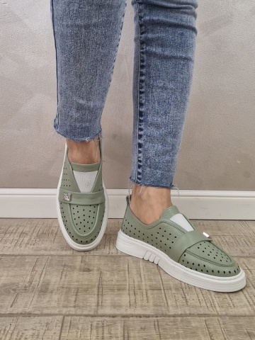 Pantofi casual/sport dama MANOS.RO piele naturala PV2144 - Img 2