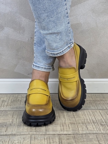 Pantofi dama casual FORMAZIONE piele naturala PC2346 - Img 4