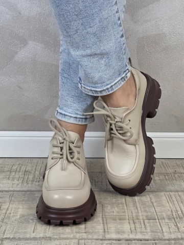 Pantofi dama casual FORMAZIONE piele naturala PC2358 - Img 2