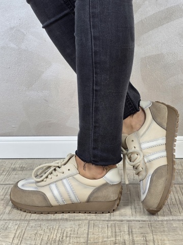 Pantofi dama sport FORMAZIONE piele naturala PS617 - Img 4