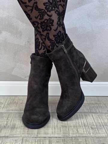 Botine/Ghete dama piele naturala MANOS.RO BT360 - Img 4