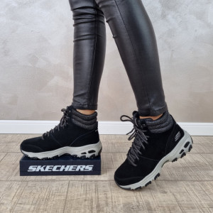 Ghete dama Skechers ArchFit 49727 BLK