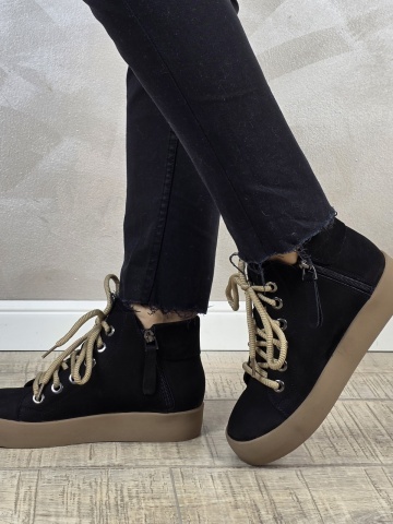 MANOS.RO Ghete dama casual Formazione piele naturala GD2408